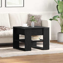 Sofabord Sort eg 55,5 x 55 x 45 cm Konstrueret træ