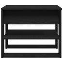 Sofabord Sort eg 55,5 x 55 x 45 cm Konstrueret træ