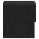 Natskab 2 pcs Sort eg 46 x 30 x 30 cm Konstrueret træ