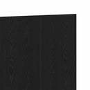 Senge Hovedgærde Sort eg 160 x 1.5 x 80.5 cm Konstrueret træ