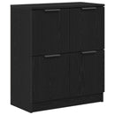 Sideboard Sort eg 60 x 30 x 70 cm Konstrueret træ