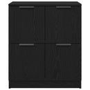 Sideboard Sort eg 60 x 30 x 70 cm Konstrueret træ
