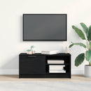 TV-skab Sort eg 80 x 35 x 36,5 cm Konstrueret træ