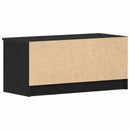 TV-skab Sort eg 80 x 35 x 36,5 cm Konstrueret træ