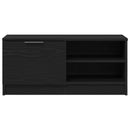TV-skab Sort eg 80 x 35 x 36,5 cm Konstrueret træ