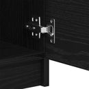 TV-skab 102 x 32 x 35,5 cm Sort eg Konstrueret træ