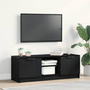 TV-skab Sort eg 102 x 32 x 35,5 cm Konstrueret træ
