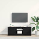 TV-skab 102 x 32 x 35,5 cm Sort eg Konstrueret træ