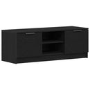 TV-skab 102 x 32 x 35,5 cm Sort eg Konstrueret træ