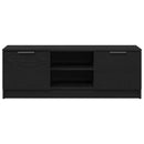 TV-skab 102 x 32 x 35,5 cm Sort eg Konstrueret træ