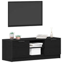 TV-skab 102 x 32 x 35,5 cm Sort eg Konstrueret træ