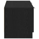 TV-skab 102 x 32 x 35,5 cm Sort eg Konstrueret træ