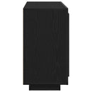 Sideboard Sort eg 80 x 40 x 75 cm Konstrueret træ