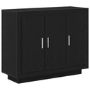 Sideboard Sort eg 92 x 35 x 75 cm Konstrueret træ