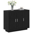 Sideboard Sort eg 92 x 35 x 75 cm Konstrueret træ