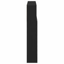 Hovedgærde Skab Sort eg 120 x 19 x 103,5 cm Konstrueret træ