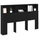 Hovedgærde Skab Sort eg 160 x 19 x 103,5 cm Konstrueret træ