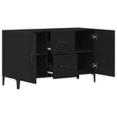Sideboard Sort eg 100 x 36 x 60 cm Konstrueret træ