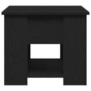 Sofabord Sort eg 79 x 49 x 41 cm Konstrueret træ