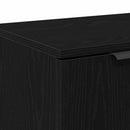 TV-skab Sort eg 102 x 35 x 36,5 cm Konstrueret træ