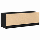 TV-skab Sort eg 102 x 35 x 36,5 cm Konstrueret træ