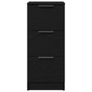 Sideboard Sort eg 30 x 30 x 70 cm Konstrueret træ