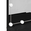 Klædeskab med skuffe Sort eg 60 x 40 x 140 cm Konstrueret træ