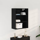 Hængende Vægs Cabinet Vægmonteret Sort eg 69,5 x 32,5 x 90 cm