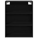 Hængende Vægs Cabinet Vægmonteret Sort eg 69,5 x 32,5 x 90 cm