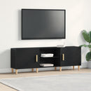 TV-skab Sort eg 150 x 30 x 50 cm Konstrueret træ