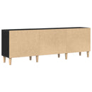 TV-skab 150 x 30 x 50 cm Sort eg Konstrueret træ