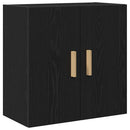 Vægskab 60 x 30 x 60 cm Konstrueret træ Sort eg