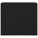 Sideboard Sort eg 80 x 33 x 70 cm Konstrueret træ