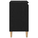 Badeværelsesskabsunder Sort eg 58 x 33 x 60 cm Konstrueret træ