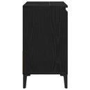 Badeværelsesskab Sort eg 65 x 33 x 60 cm Konstrueret træ