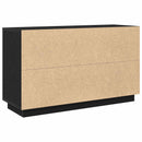 Sideboard Sort eg 102 x 35 x 60 cm Konstrueret træ