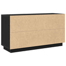 Sideboard Sort eg 102 x 35 x 55 cm Konstrueret træ