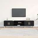 TV-skab 180 x 31,5 x 40 cm Sort eg Konstrueret træ