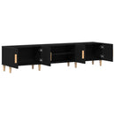 TV-skab Sort eg 180 x 31,5 x 40 cm Konstrueret træ