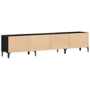 TV-skab 180 x 31,5 x 40 cm Sort eg Konstrueret træ