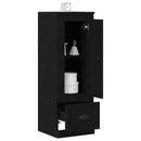 Highboard Sort eg 36 x 35.5 x 103.5 cm Konstrueret træ