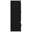 Highboard Sort eg 36 x 35.5 x 103.5 cm Konstrueret træ