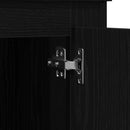 Højskab Sort eg 60 x 35.5 x 103.5 cm Konstrueret træ