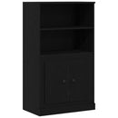 Højskab Sort eg 60 x 35.5 x 103.5 cm Konstrueret træ