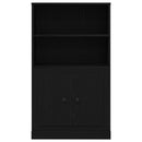Højskab Sort eg 60 x 35.5 x 103.5 cm Konstrueret træ