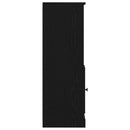 Højskåp Sort eg 36 x 35,5 x 103,5 cm Konstrueret træ