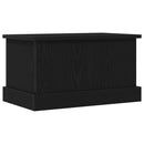 Opbevaringskasse Sort eg 50 x 30 x 28 cm Konstrueret træ