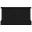 Opbevaringskasse Sort eg 50 x 30 x 28 cm Konstrueret træ