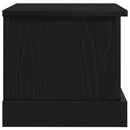 Opbevaringskasse Sort eg 50 x 30 x 28 cm Konstrueret træ