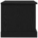 Opbevaringskasse Sort eg 70 x 40 x 38 cm Konstrueret træ